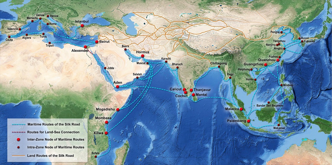 中國海上絲綢之路體系