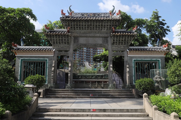 佛山祖庙「郡马梁祠」牌坊。(图片来源：佛山市祖庙博物馆)